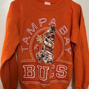 Vintage Tampa Bay Buccaneers Orange Sweatshirt.  Size M. Fits like a small
